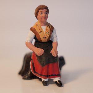 Alsacienne assise